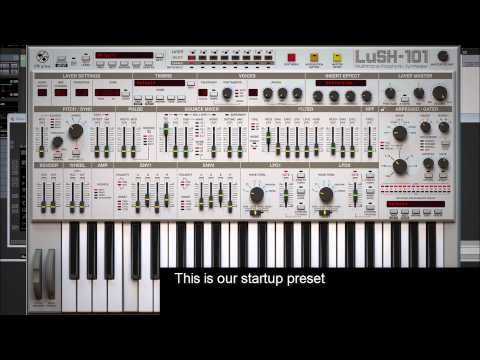 LuSH-101 - Basic usage - Modulation Matrix