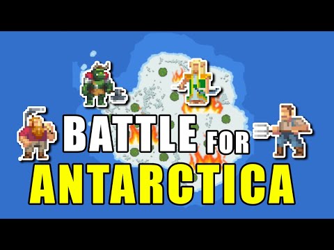 The Frozen Continent - 4 Races Battle for World Domination in Worldbox