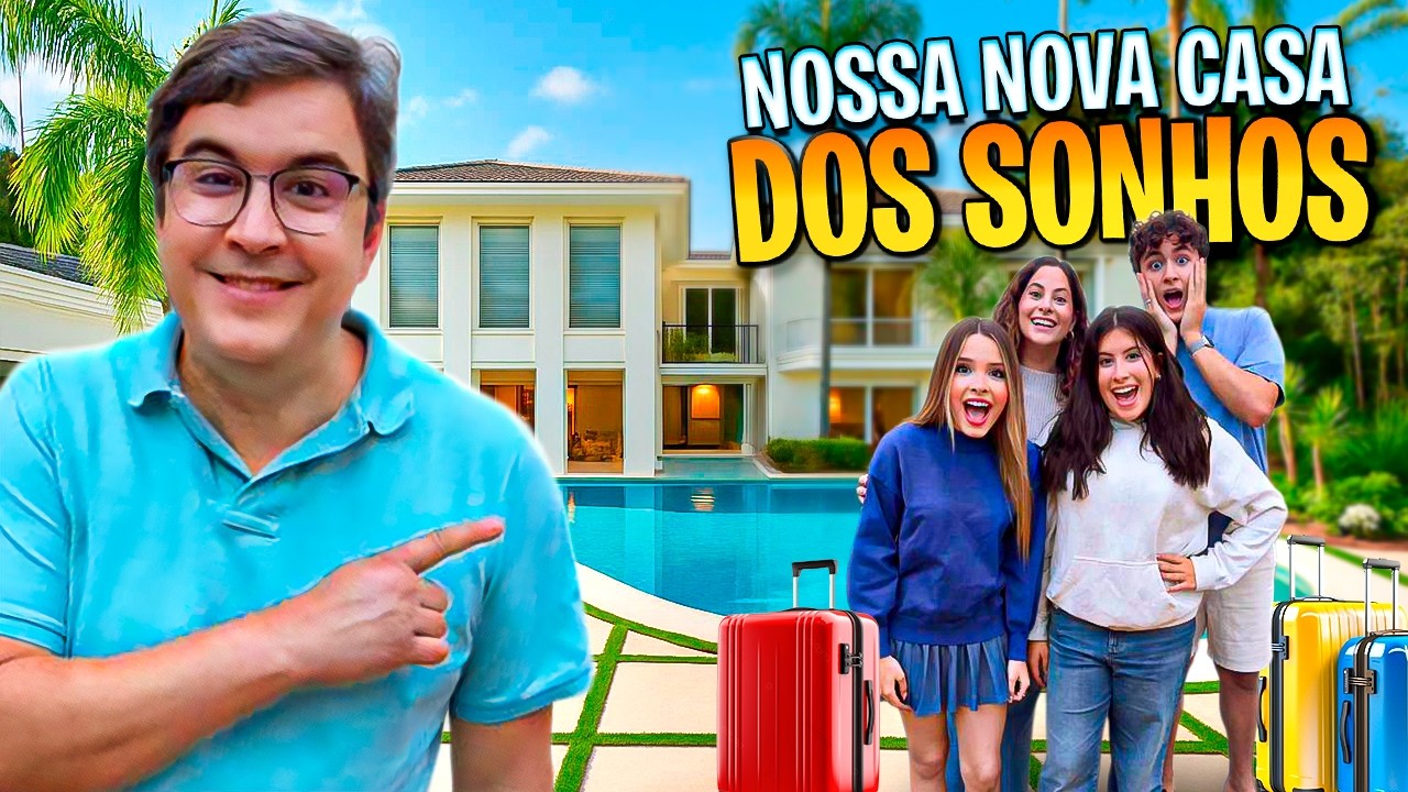 I surprised my family with our dream mansion | Tour of the new house!