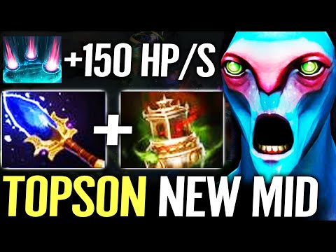 🔥 TOPSON Oracle NEW MID GODLIKE — Aghanim + Spirit Vessel 150HP Regen/Sec IMBA META Dota 2 Pro