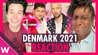 Download lagu Denmark Eurovision 2021 Reaction | Fyr & Flamme - Øve Os På Hinanden mp3