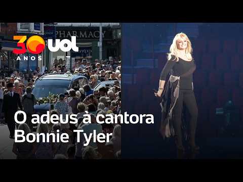 Milhares de fãs de Bonnie Tyler acompanham seu caixão no País de Gales