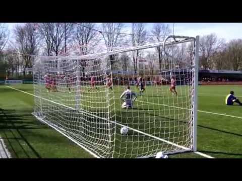 Boekweit scoort de 2-1 tegen AFC '34 @vvdezouaven