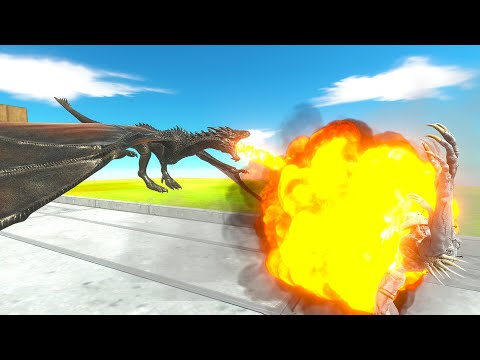 NEW UPDATE FIRE-BREATHING DRAGON VS EVERY UNIT | ANIMAL REVOLT BATTLE SIMULATOR