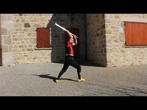 Half Swording Drill (with blunt longsword)