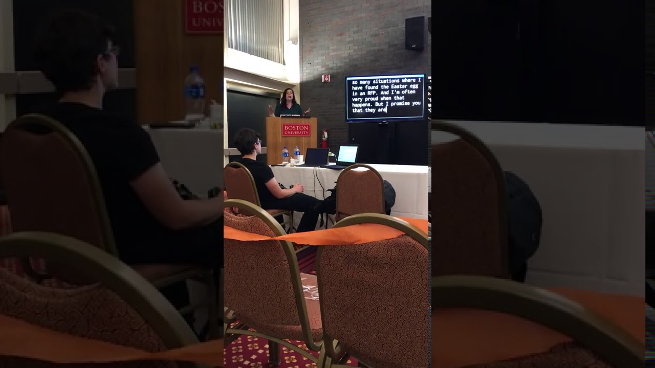 Live Captioning Conference: an example