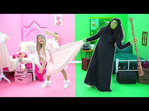 Ruby Elphaba and Bonnie Glinda Green vs. Pink Challenge