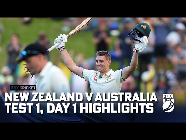 New Zealand v Australia – First Test, Day 1 Full Match Highlights I 29/02/24 I Fox Cricket