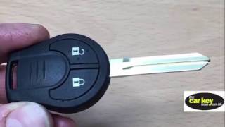 Key Battery Nissan Micra Juke Remote key HOW TO change