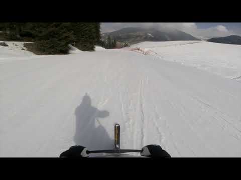 Fox Toulour || HD 4K, TOP slope, SASLONG B, SNOWBIKE BRENTER, DOLOMITI SUPERSKI, ITALY.