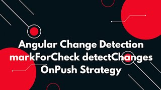 Download the video "Master Angular Change Detection 🔄 | markForCheck 🧠 detectChanges ⚡ OnPush Strategy Explained"