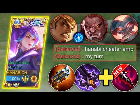 THIS NEW HANABI DAMAGE PENETRATION BUILD IS INSANE!! (you must try!) | HANABI BEST BUILD 2023 | MLBB
