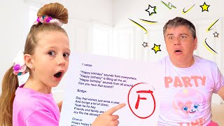 Nastya learns How to be Confident and get good grades in School - Video series for kids