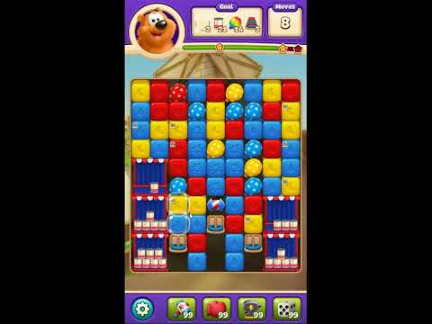 Toon Blast Level 7886 - NO BOOSTERS 🐻🐺🐱 | SKILLGAMING ✔️