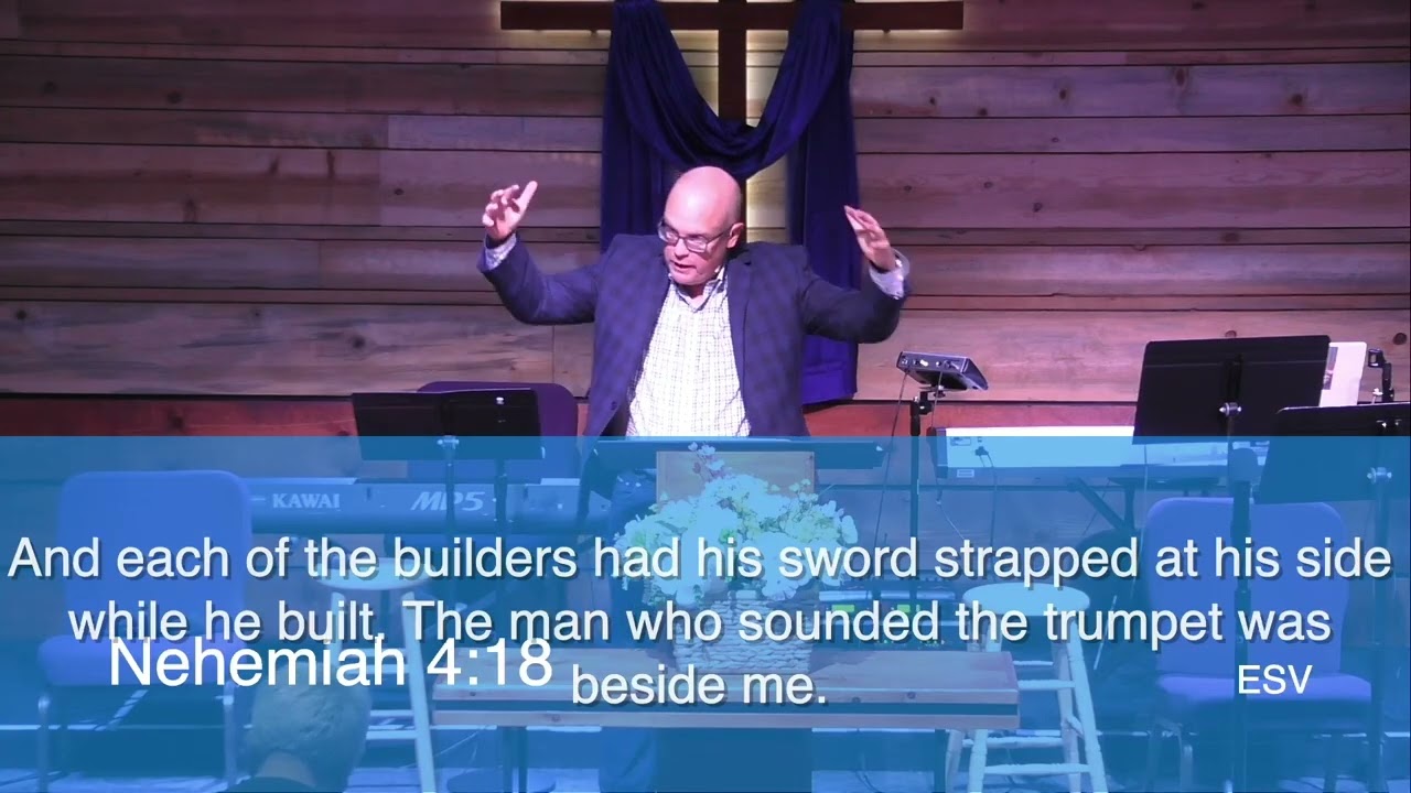 Swords and Shovels, Lads. Swords and Shovels! Neh 4b