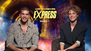 Maggie Civantos & Bernardo Flores en Express Trailer