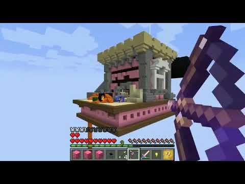 PopularMMOs Pat And Jen Minecraft  CRAZY PINK LUCKY BLOCK BEDWARS! Modded Mini Game