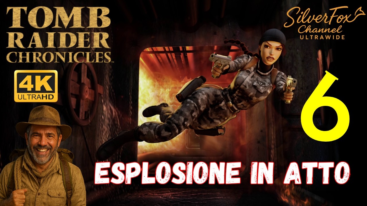 TOMB RAIDER 5 CHRONICLES - SOTTOMARINO SOMMERSO - Gameplay ITA - Walkthrough - 06 - Ultrawide - 21:9