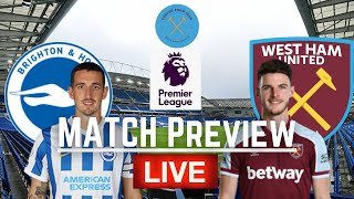 BRIGHTON V WEST HAM | CAN IRONS BREAK SEAGULLS JINX? | PREMIER LEAGUE | MATCH PREVIEW.