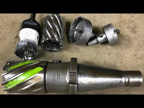 Carbide Tipped vs Hole Saw vs Annular Cutter - Which is best to drill thick metal - steel - iron