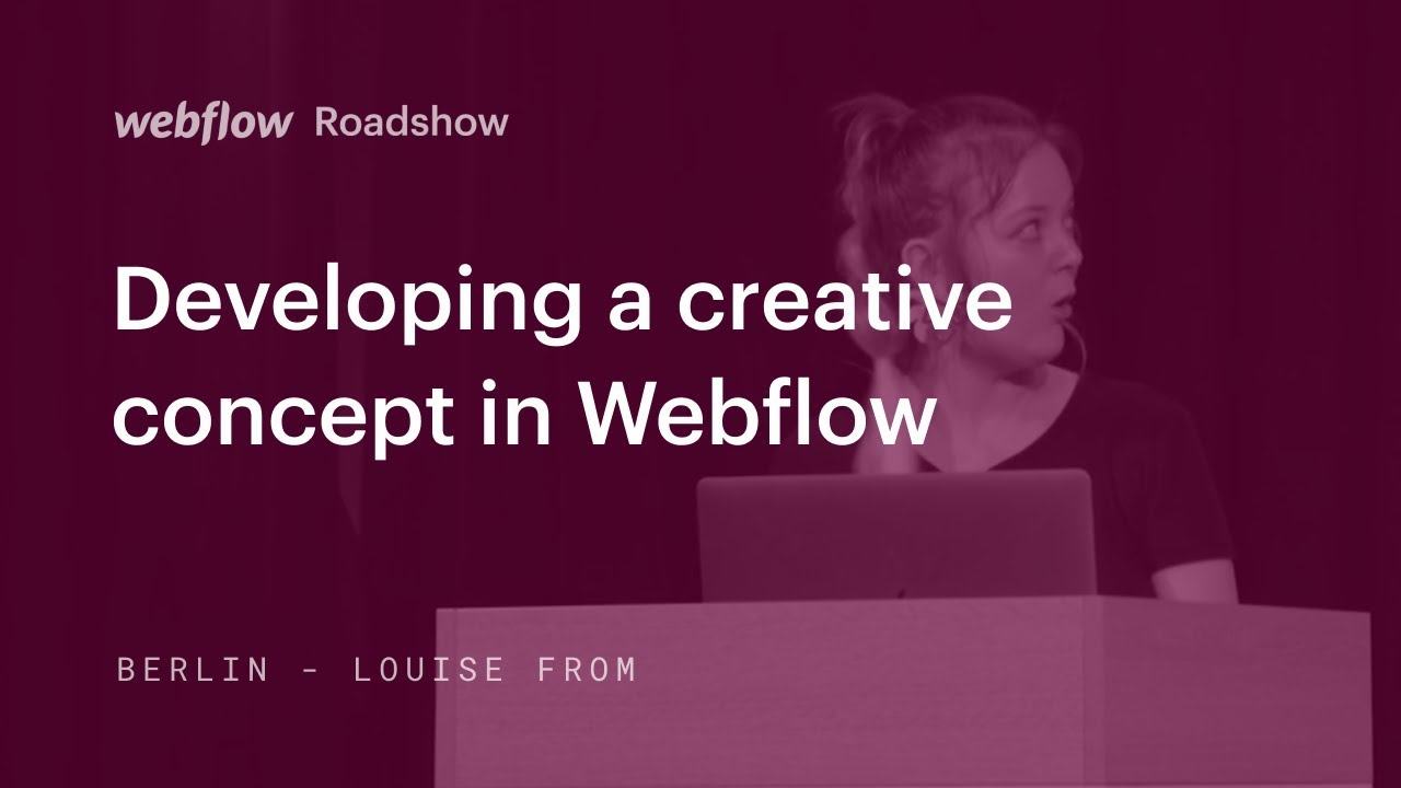 How to develop a creative concept in Webflow