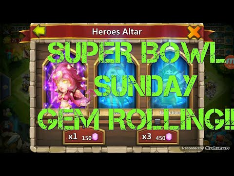 ROLLING FOR VALENTINA ON MY MAIN! Castle Clash.