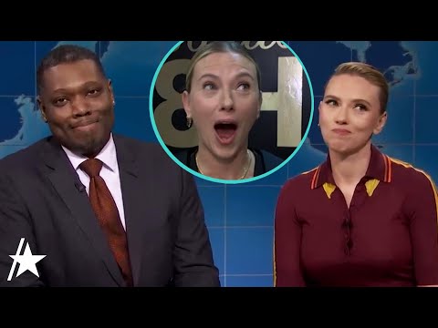 Scarlett Johansson & Colin Jost Get REVENGE On Michael Che For Shocking NSFW Joke
