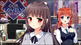 Our Lovely Escape (Visual Novel) - Part 1 | Flare Let's Play | Three Dreamy Waifus, One Game Studio