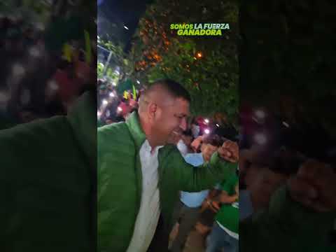 Mi corazón se llena de orgullo de ver toda la fuerza, el amor y el respaldo de mi querido municipio