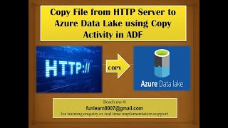 #91. Azure Data Factory: Copy File From HTTP Server to ADLS