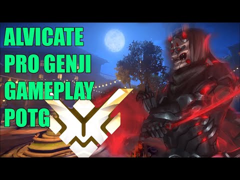 ALVICATE PRO GENJI GAMEPLAY POTG - GRAND MASTER OVERWATCH SEASON 25