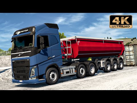 Volvo FH 500hp from Italy to Spain | Euro Truck Simulator 2 “4K” Gameplay