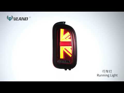 VLAND LED Tail Lights For BMW Mini Cooper Clubman R55 2007–2014 - Red Color