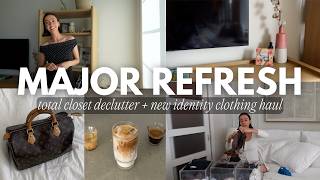 decluttering & upgrading my *entire closet* because i'm not who i used to be ✨