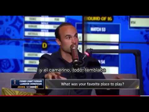 Landon Donovan sobre el Estadio Saprissa / Landon Donovan about Saprissa Stadium
