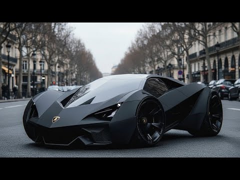 The Lamborghini Egoista Reborn in Pure Darkness.  