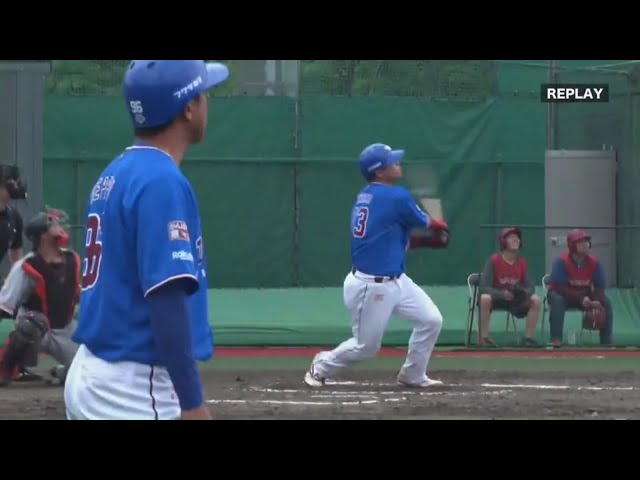 【ファーム】4番で決めた!! イーグルス・岩見の勝ち越しタイムリー!! 2019/6/19 E-G(ファーム)