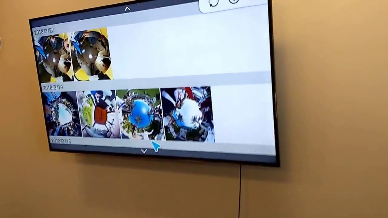 RICOH THETA V Remote Playback Plug-in Demonstration with Smart TV