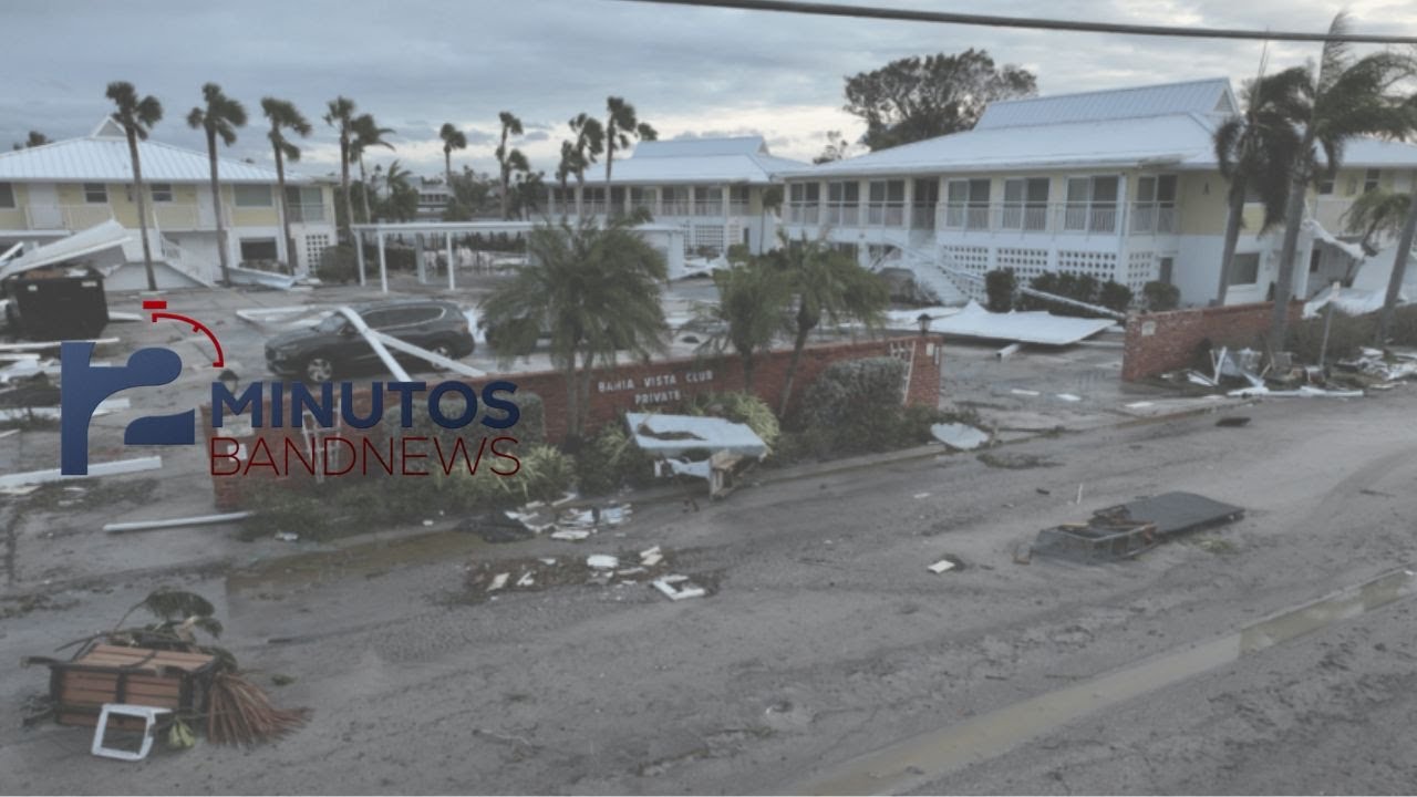 BandNews em 2 minutos  (11/10/24 - Manhã) Furacão Milton deixa rastro de destruição na Flórida