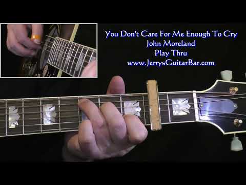 You Don't Care For Me Enough To Cry - John…