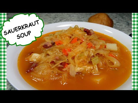 HOW TO MAKE SAUERKRAUT SOUP | SOUP RECIPE | RECIPE USING SAUERKRAUT