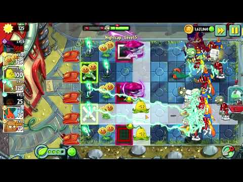 Nightcap New Plant Nursery Level 5 (Plants vs. Zombies 2)