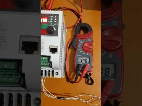 Работа частотника Nflixin 9600D 220v/3×380v при пониженном напряжение сети до 175в.