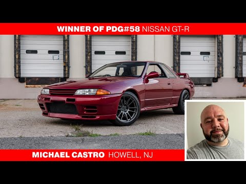 Get to know Michael - Winner of the PDG58 - R32 GTR Vspec