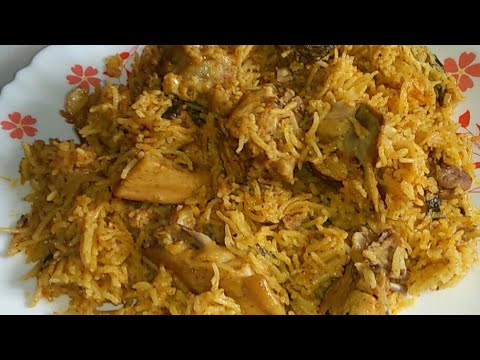 Quick &Easy Chicken Biryani in Kannada / How To Make Chicken Biryani Recipe In Pressure Cooker Video