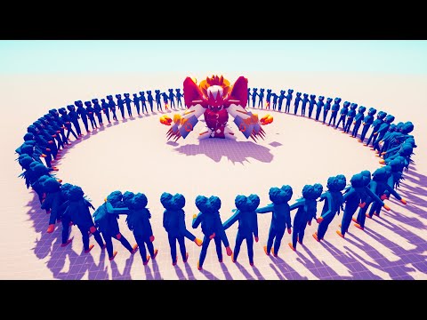 100 HUGGY WUGGY vs EVERY UNIT AND GOD| Totally Accurate Battle Simulator TABS