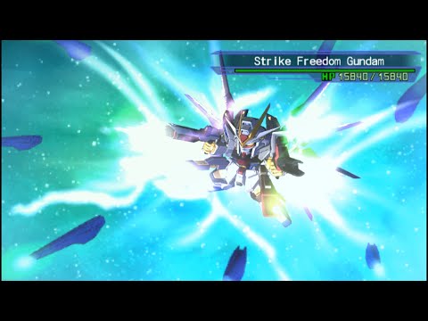 SD Gundam G Generation Overworld ~Strike Freedom Gundam All Attacks~