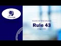 Rule 43 - Holding Patterns Explained - ThinkLegal Webinar 5 August 2022