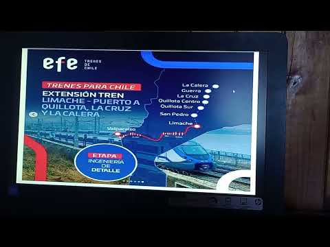 Mapa De EFE Valparaíso Filial De EFE Trenes De Chile 23/08/2022 