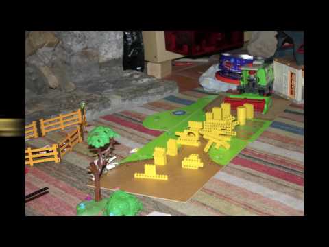 Playmobil Combine Harvester stop motion